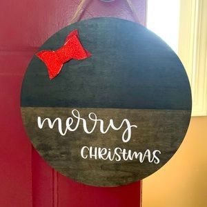 Christmas door hanger